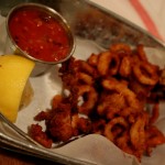 Matt's Calamari with Tomato(Dosa) Chutney